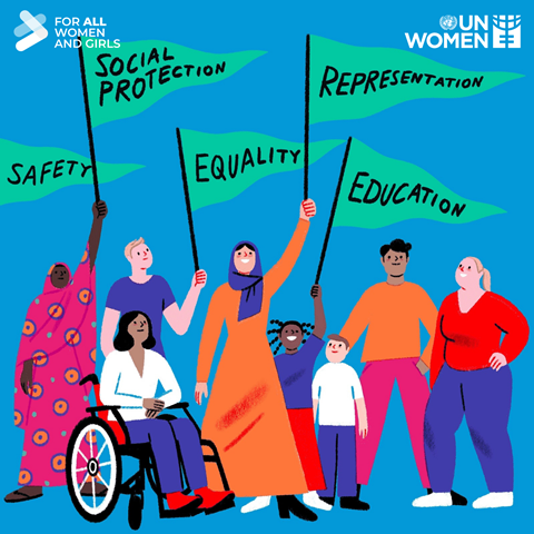 For ALL Women and Girls: Rights. Equality. Empowerment.